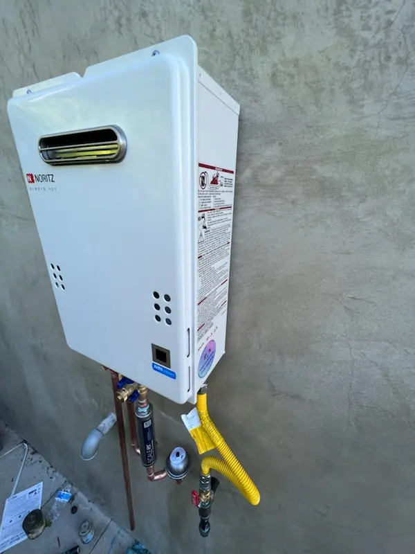 Tankless water heater installation for Town of Pecos homes